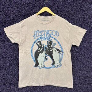 Fleetwood Mac Rumours Album Fancy Penguins Band T-Shirt L